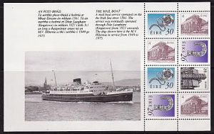 Ирландия, 1990, 150 лет почтовым маркам, лист из буклета